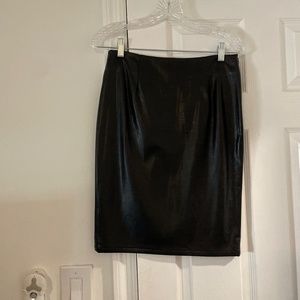 ANGL faux leather pencil skirt